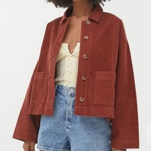 BDG Corduroy Burnt Orange Jacket size XS